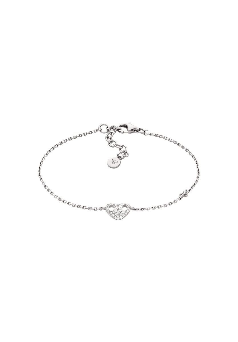 Herzarmband aus Sterlingsilber