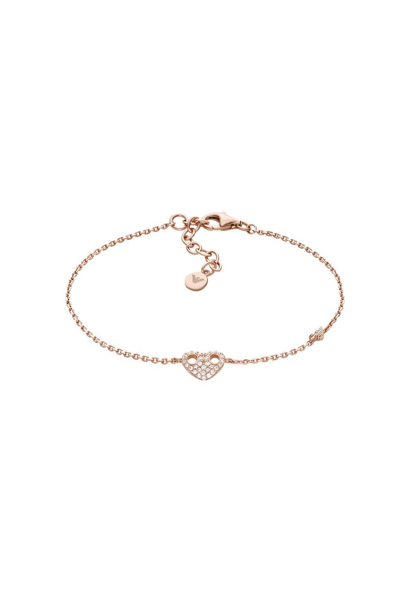 Zartes Roségold Herz Armband