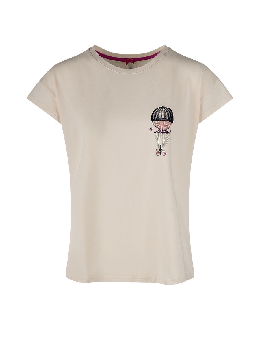 Schlafshirt mit Heißluftballon-Motiv