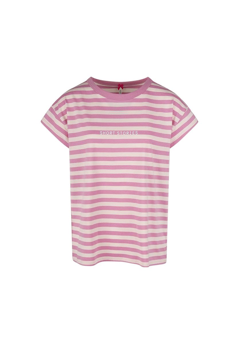 Gestreiftes Schlafshirt aus Baumwolle