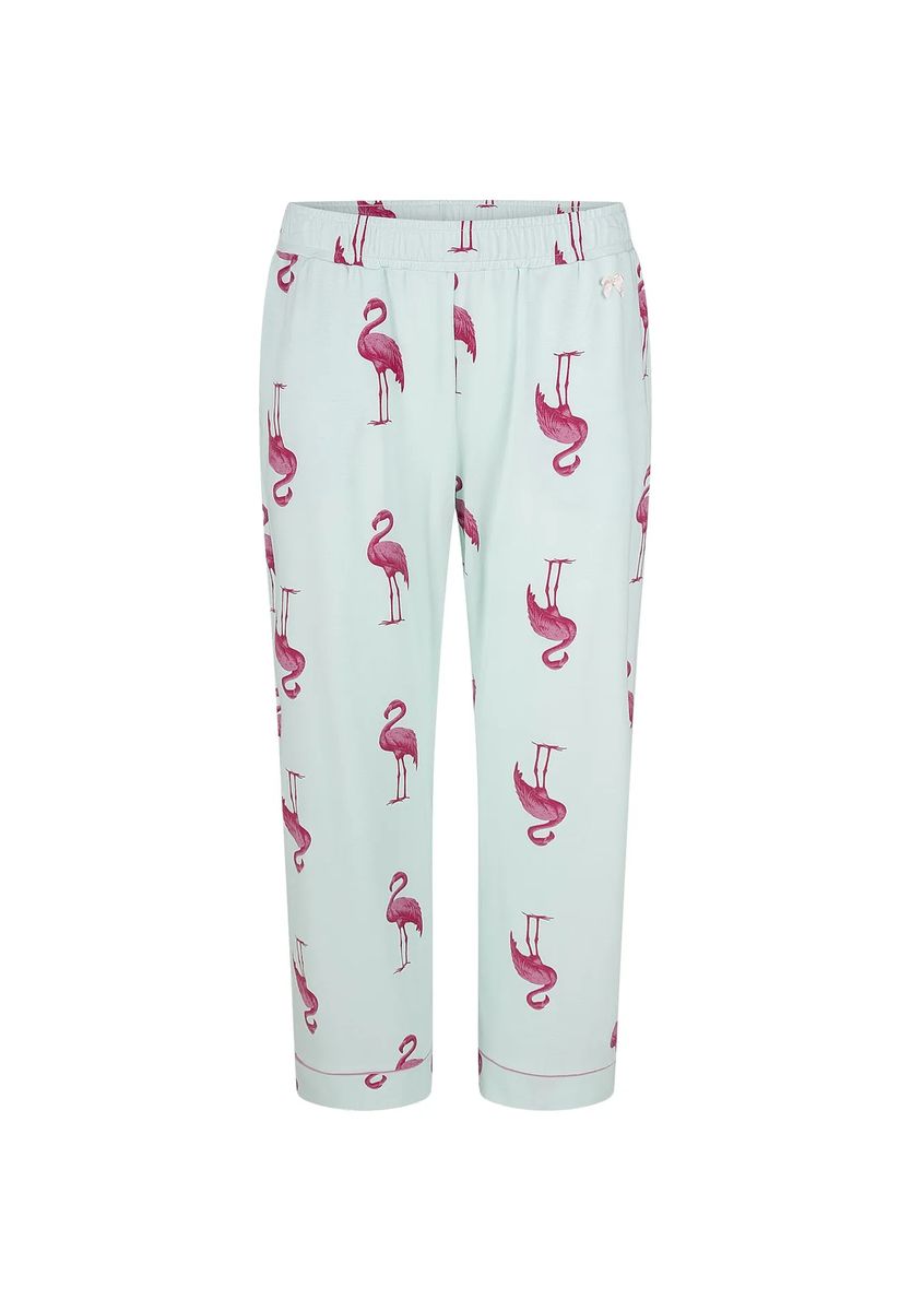 Schlafanzughose mit Flamingo-Print