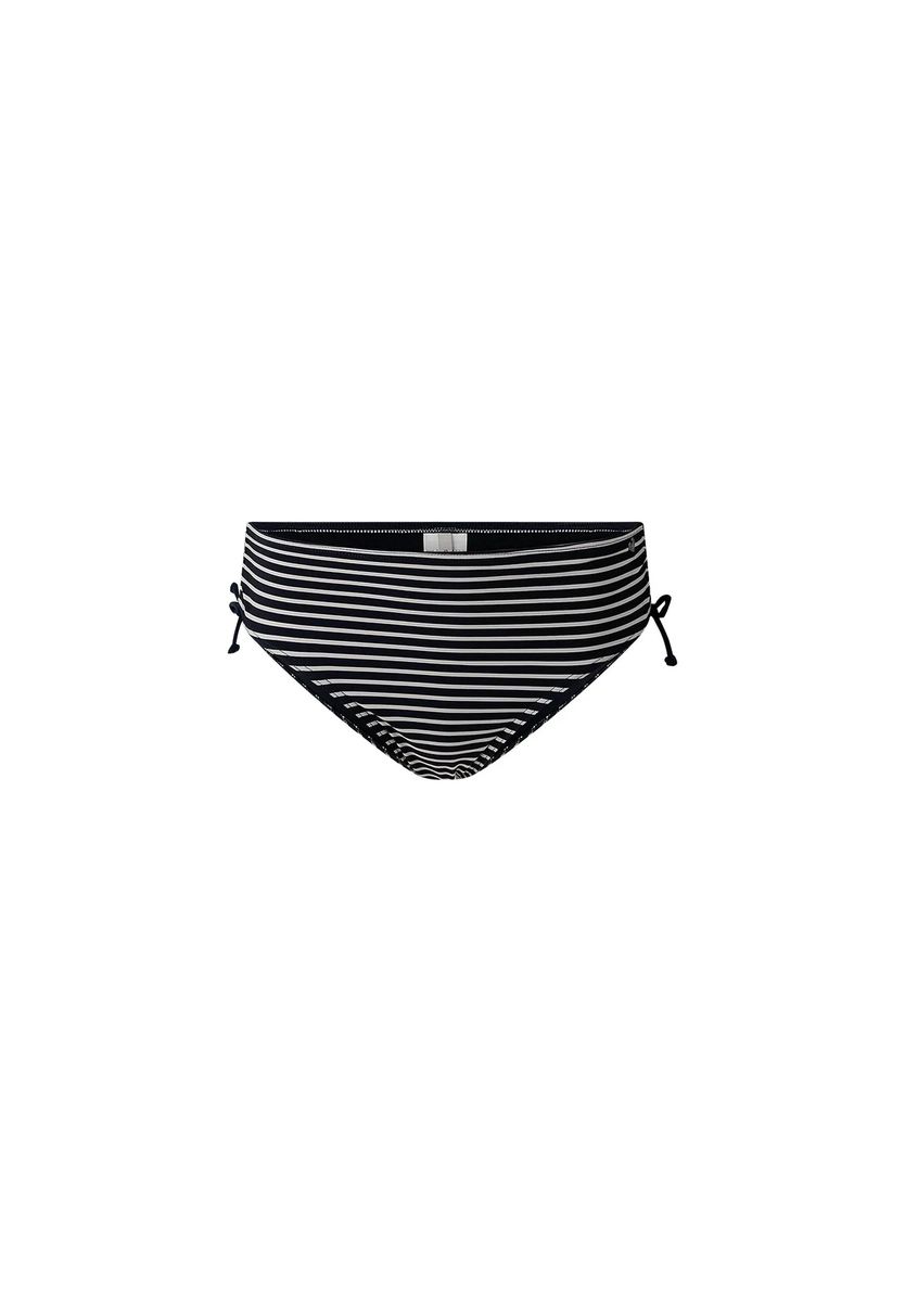 Gestreifte Bikinihose mit seitlicher Schnürung
