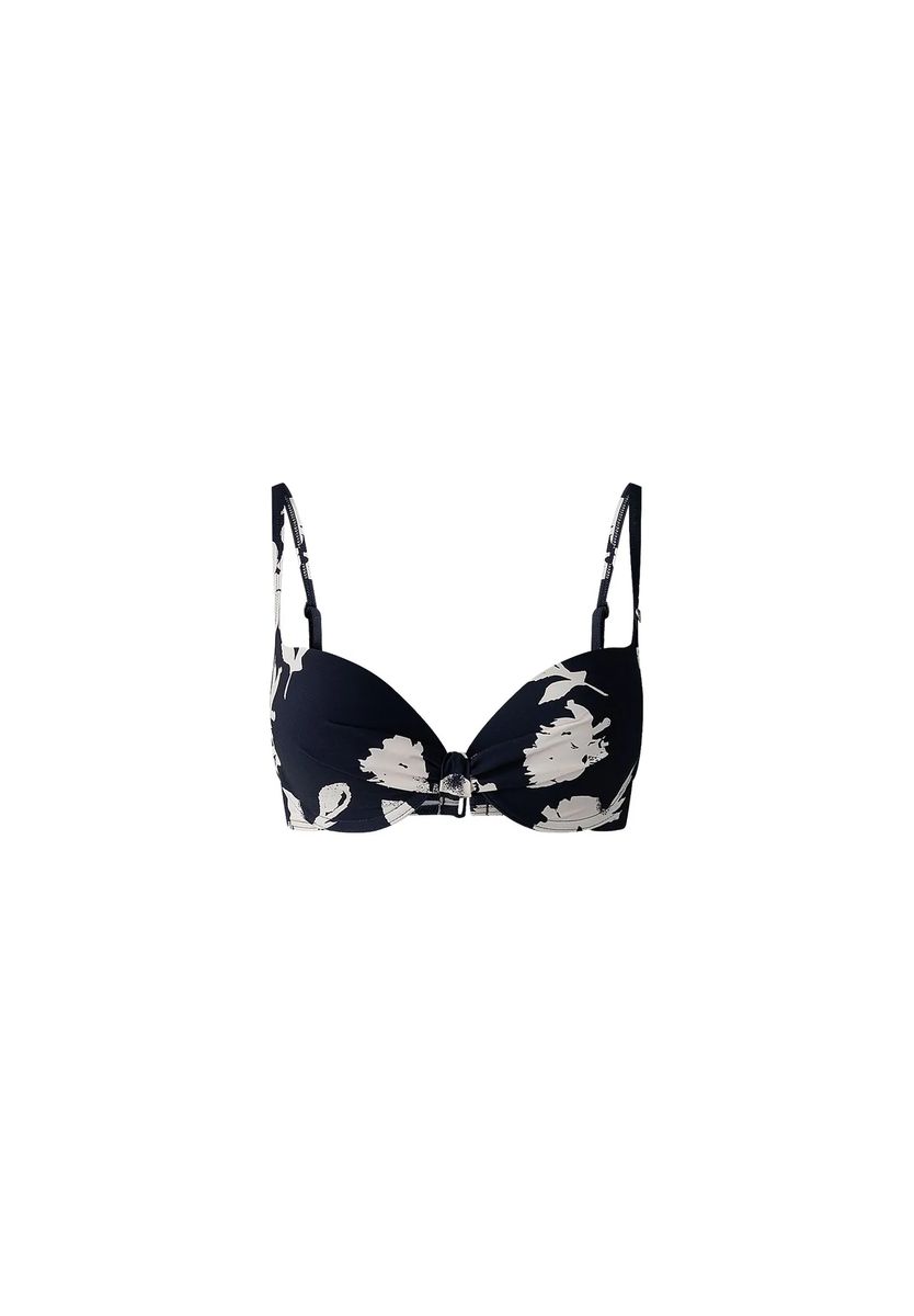 Bügel-Bikini-Oberteil mit Blumenprint