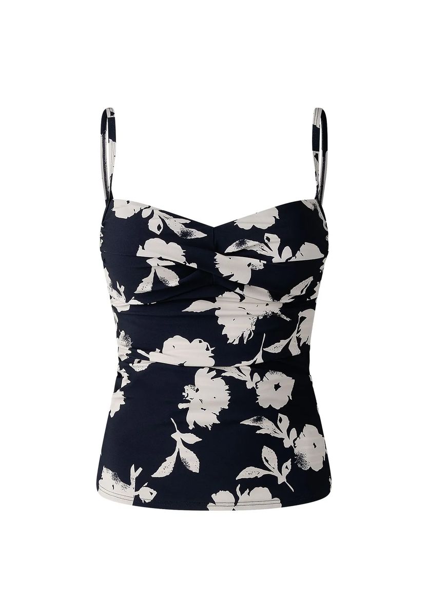 Tankini-Oberteil mit floralem Muster