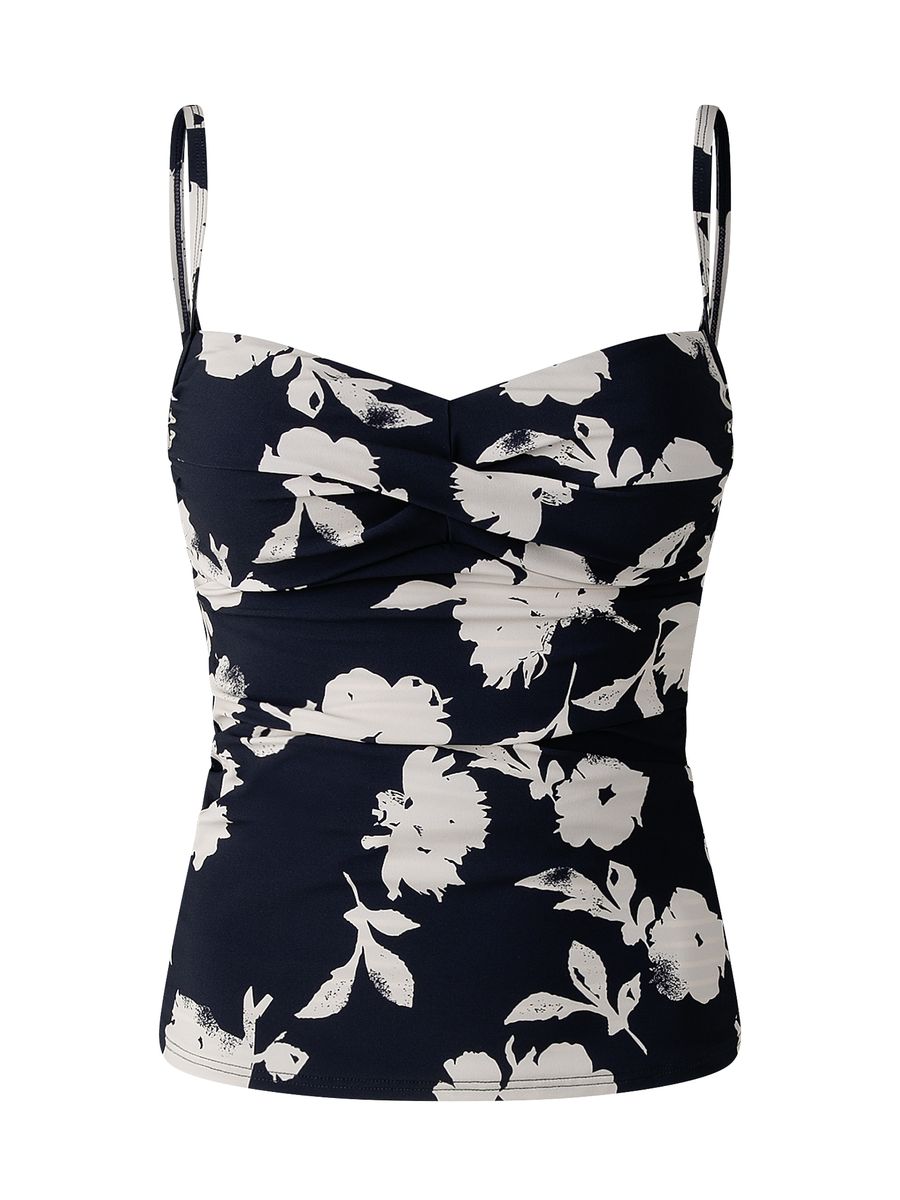Tankini-Oberteil mit floralem Muster