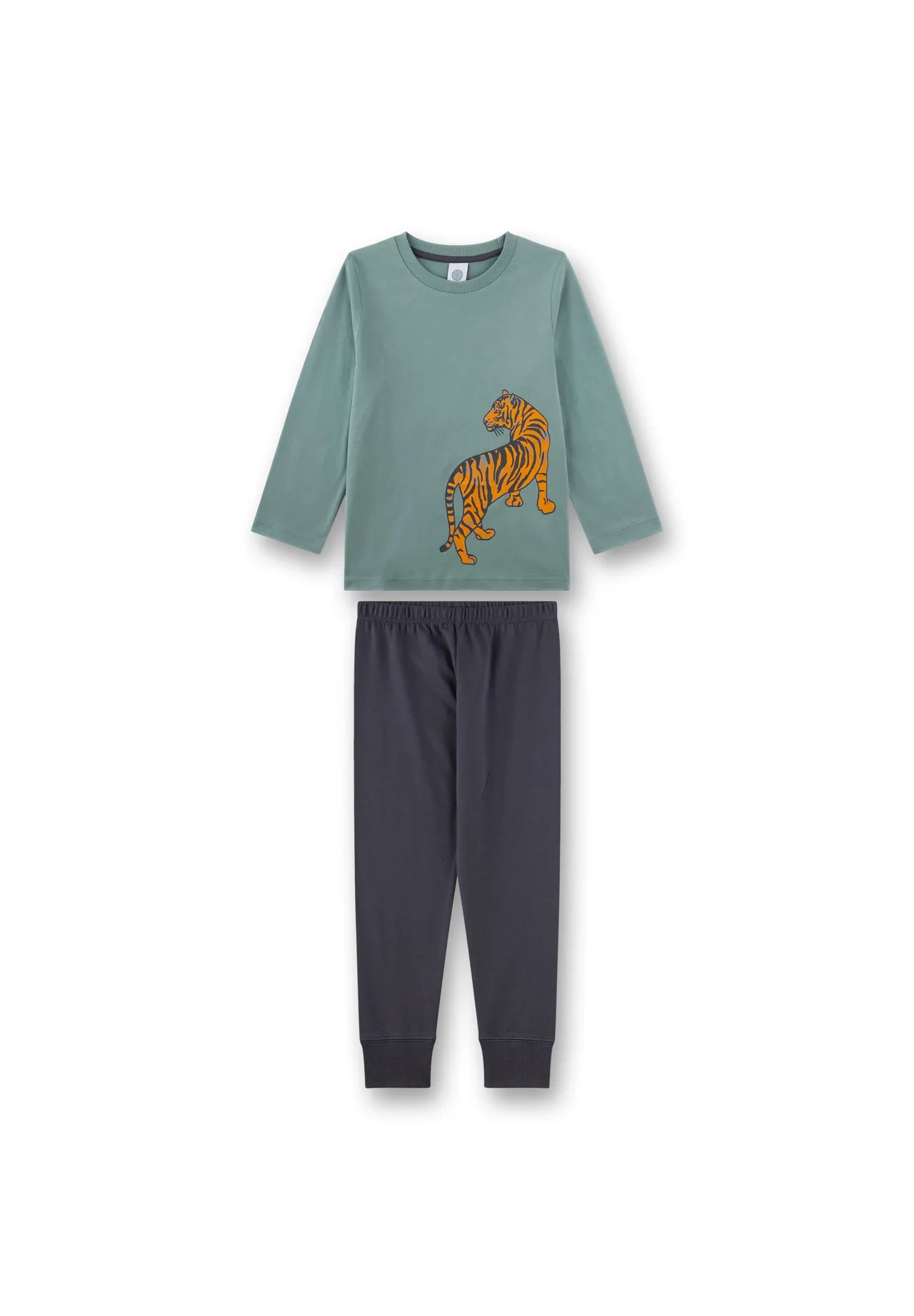 Baumwoll-Schlafanzug mit Tiger-Motiv