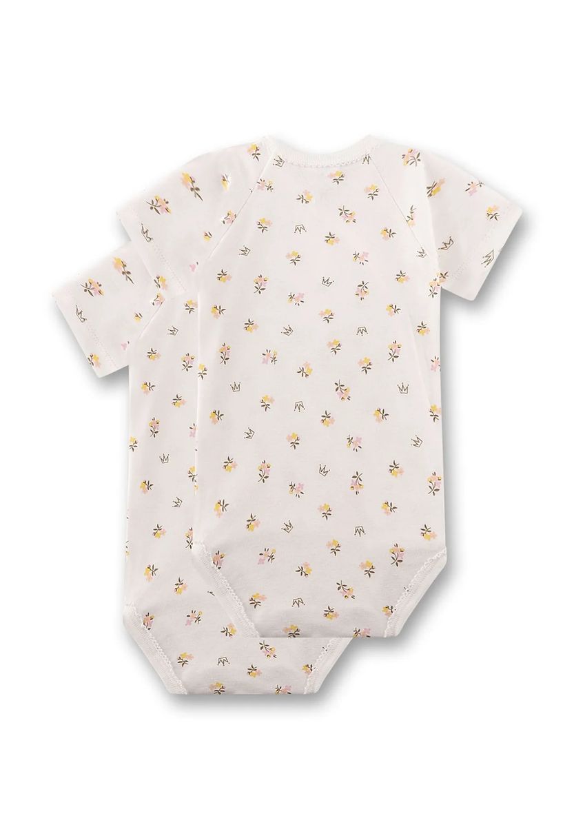 Baby-Wickelbodys mit Blumenmuster