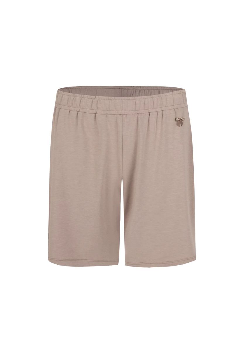 Locker geschnittene Bermuda-Schlafshorts mit Schleife