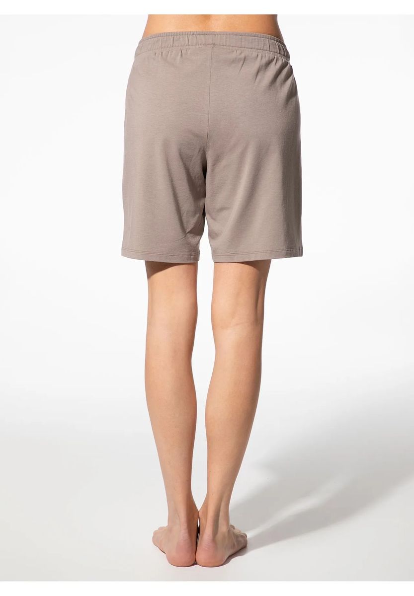 Locker geschnittene Bermuda-Schlafshorts mit Schleife