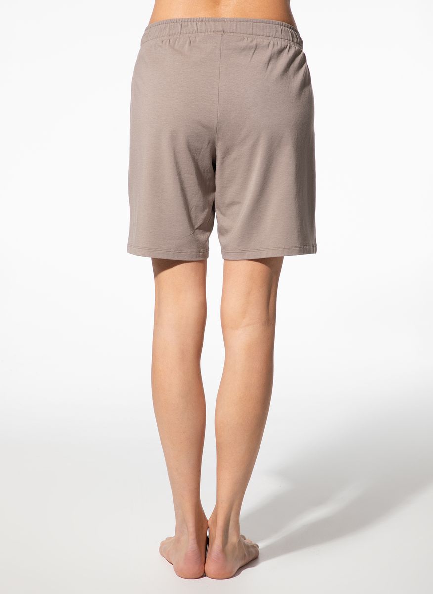 Locker geschnittene Bermuda-Schlafshorts mit Schleife