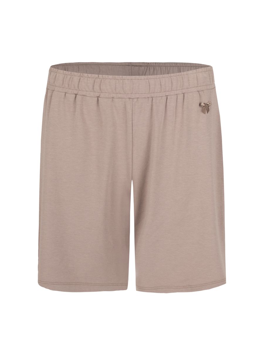 Locker geschnittene Bermuda-Schlafshorts mit Schleife