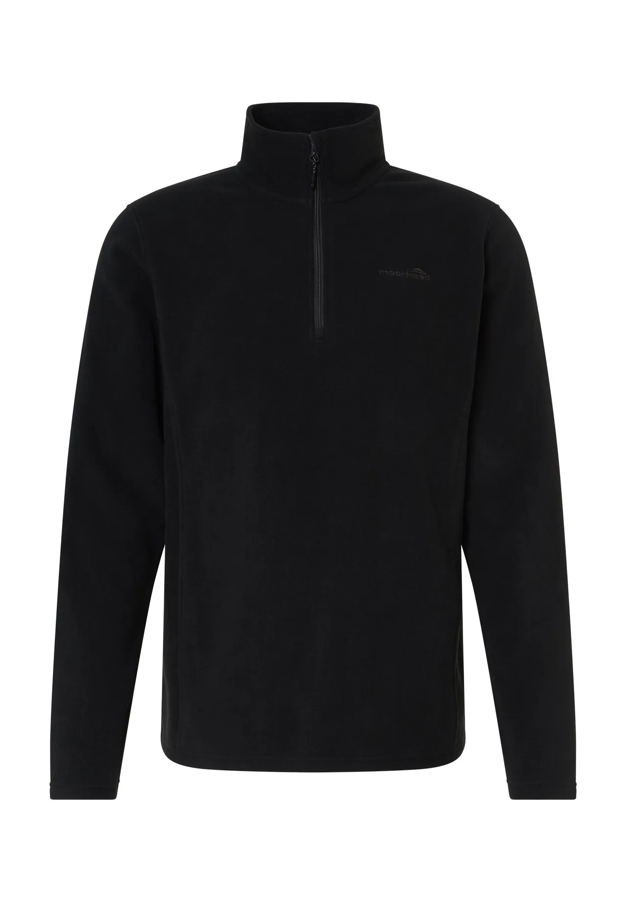 Fleece-Sweatshirt mit Stehkragen und Reißverschluss