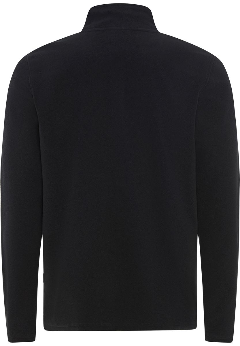 Fleece-Sweatshirt mit Stehkragen und Reißverschluss
