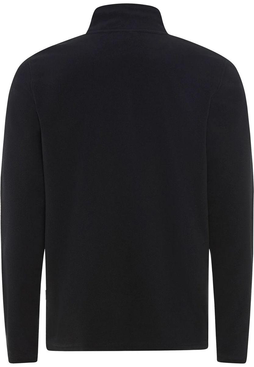 Fleece-Sweatshirt mit Stehkragen und Reißverschluss