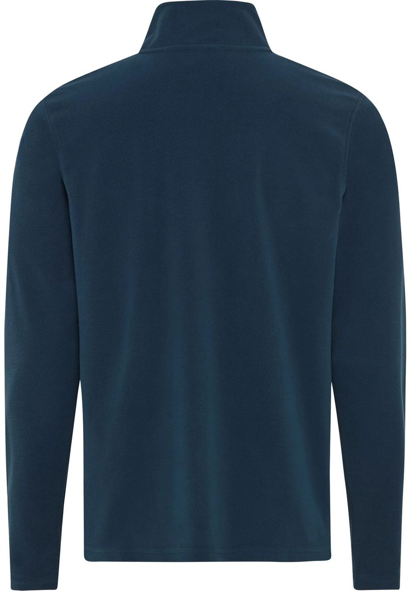 Fleece-Sweatshirt mit Troyer-Kragen