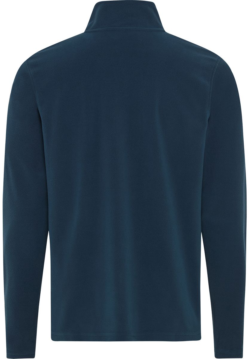 Fleece-Sweatshirt mit Troyer-Kragen