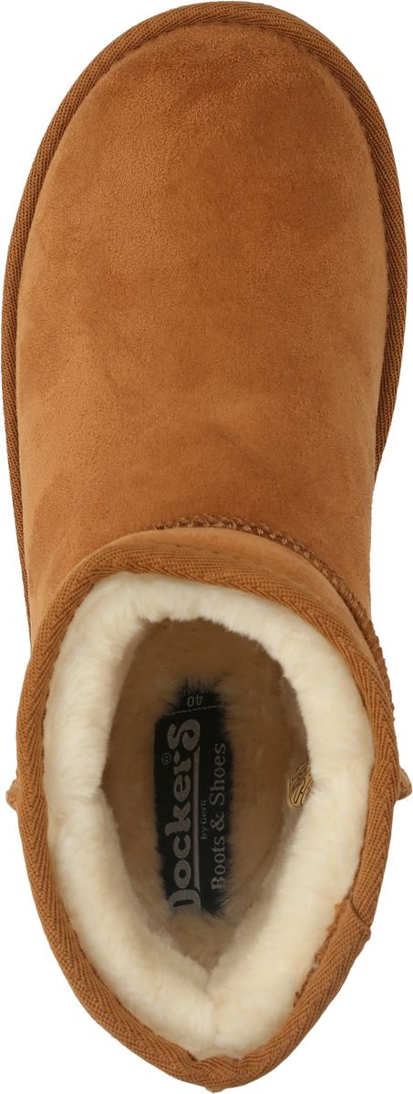 Gefütterte Stiefeletten in Wildlederoptik