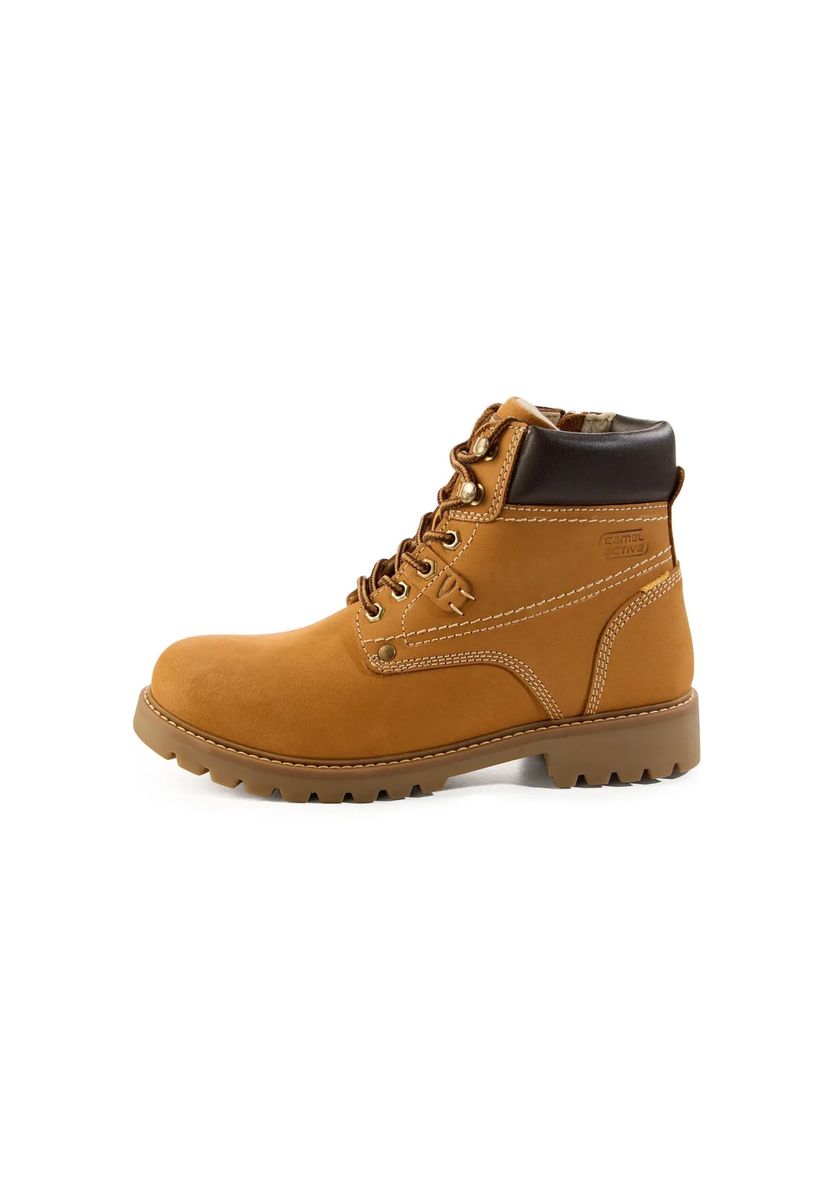 Robuste Nubuk-Schnürstiefel im Utility-Stil