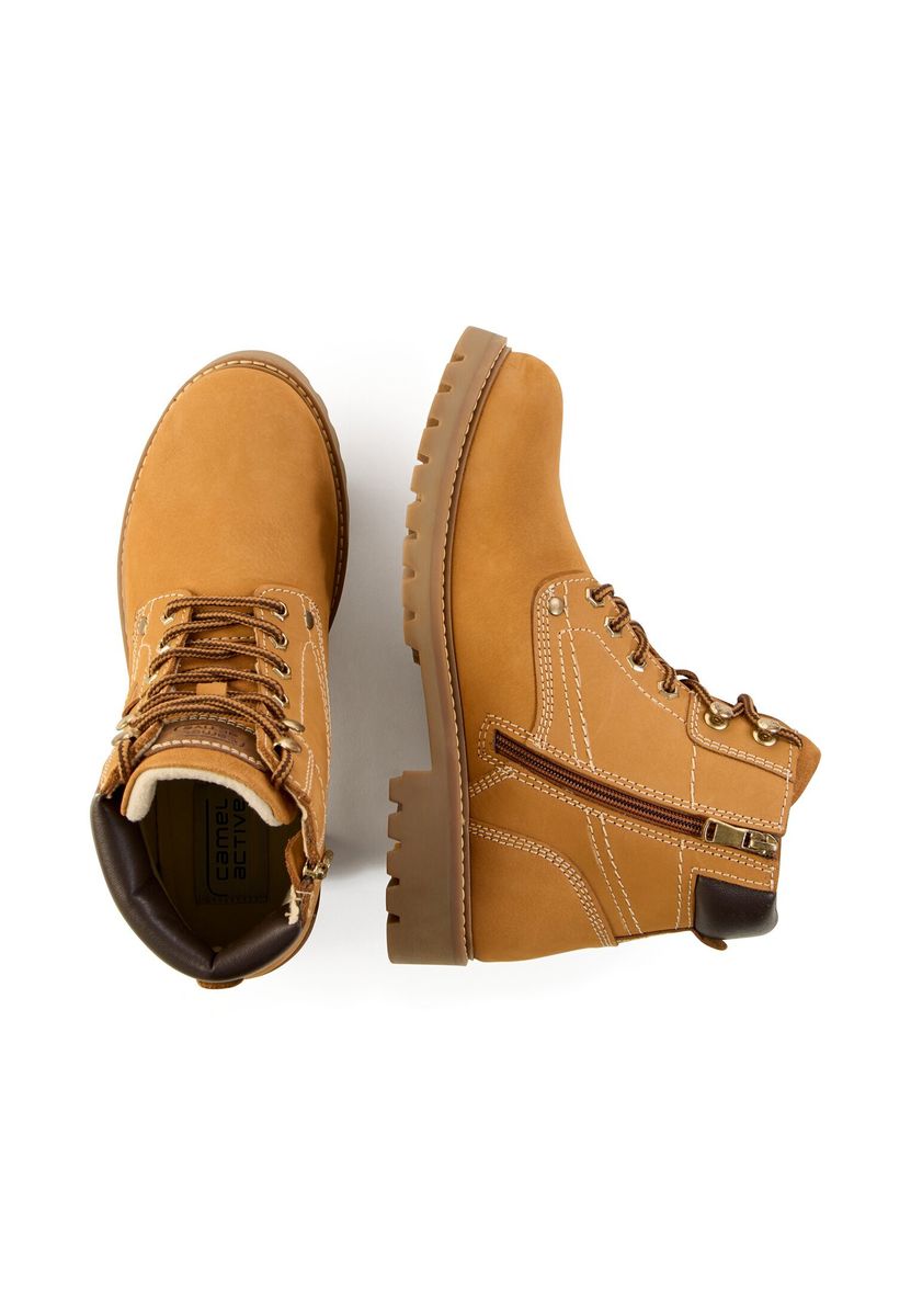 Robuste Nubuk-Schnürstiefel im Utility-Stil