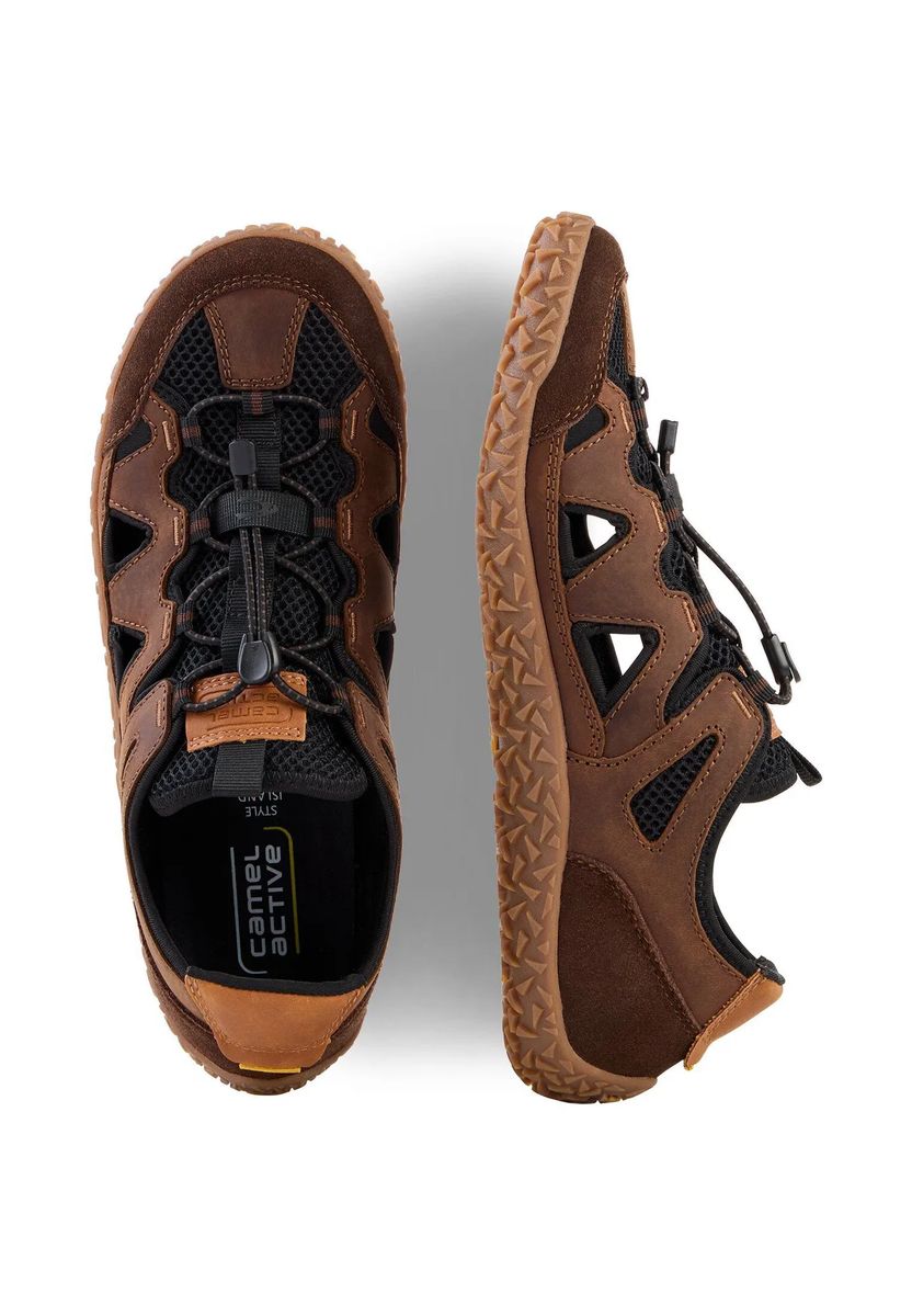 Belüftete Leder-Hybrid-Wanderschuhe