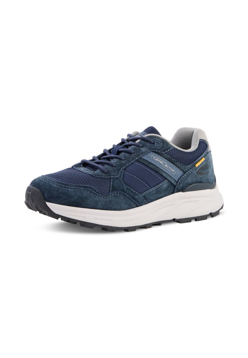 Robuste Sneaker aus Nubuk und Mesh