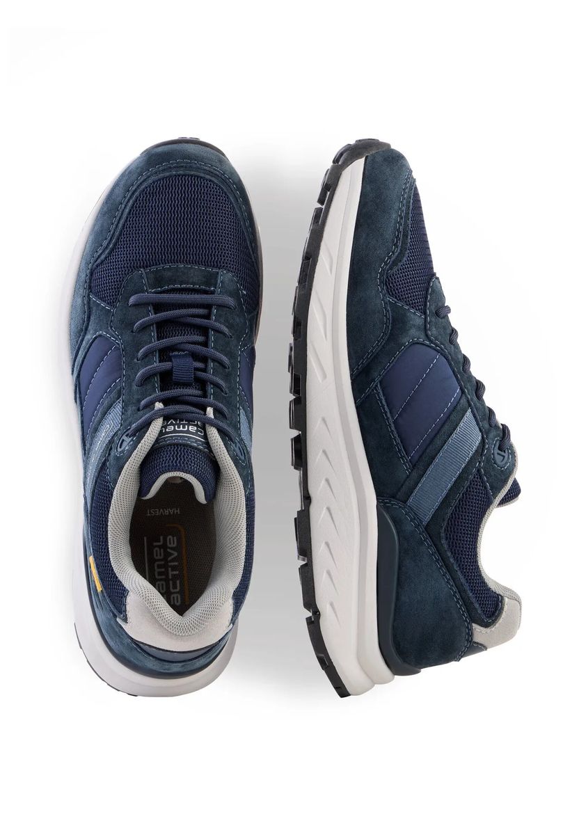 Robuste Sneaker aus Nubuk und Mesh