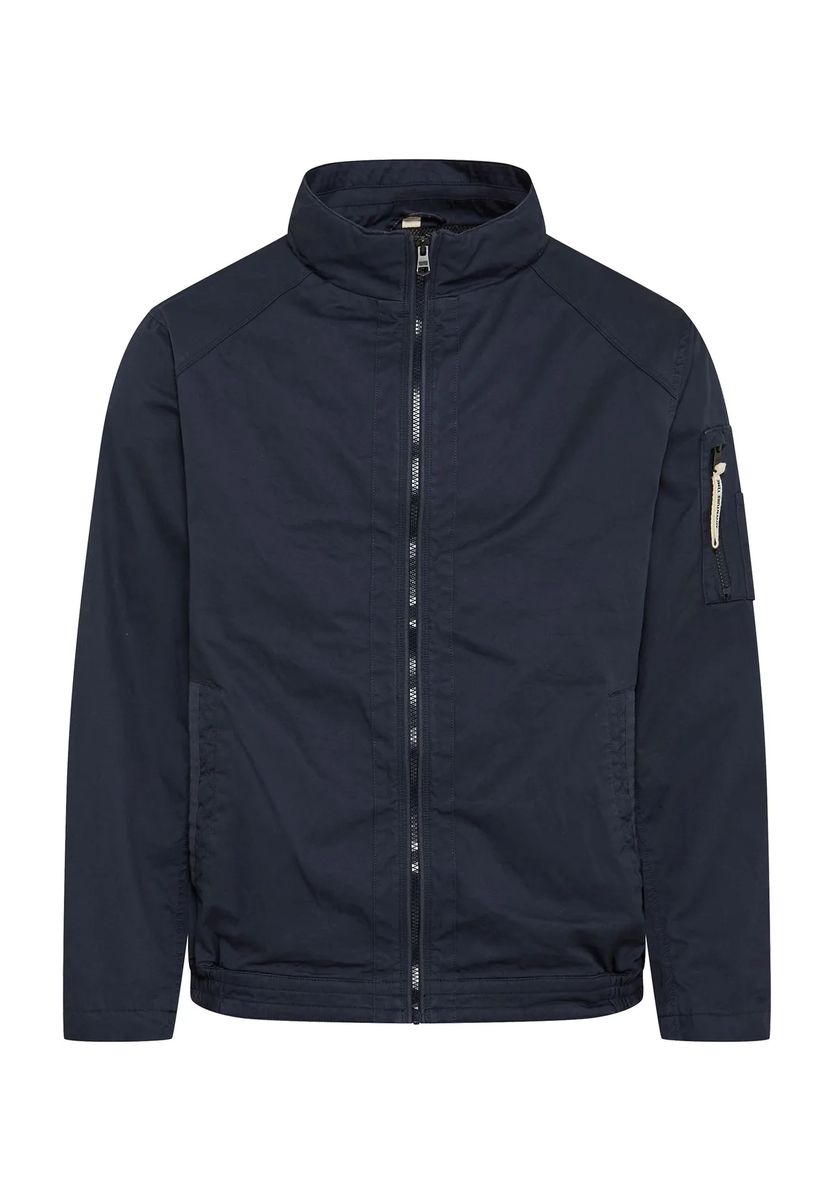 Gerade geschnittener Blouson mit Stehkragen
