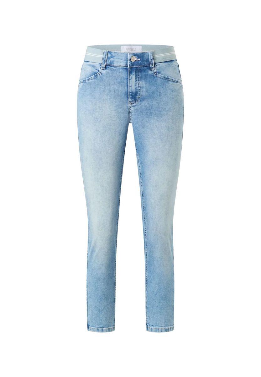 Jeans in 7/8-Länge mit Dehnbund