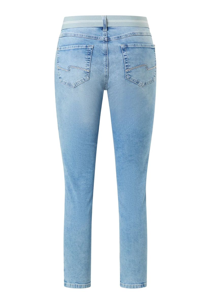 Jeans in 7/8-Länge mit Dehnbund