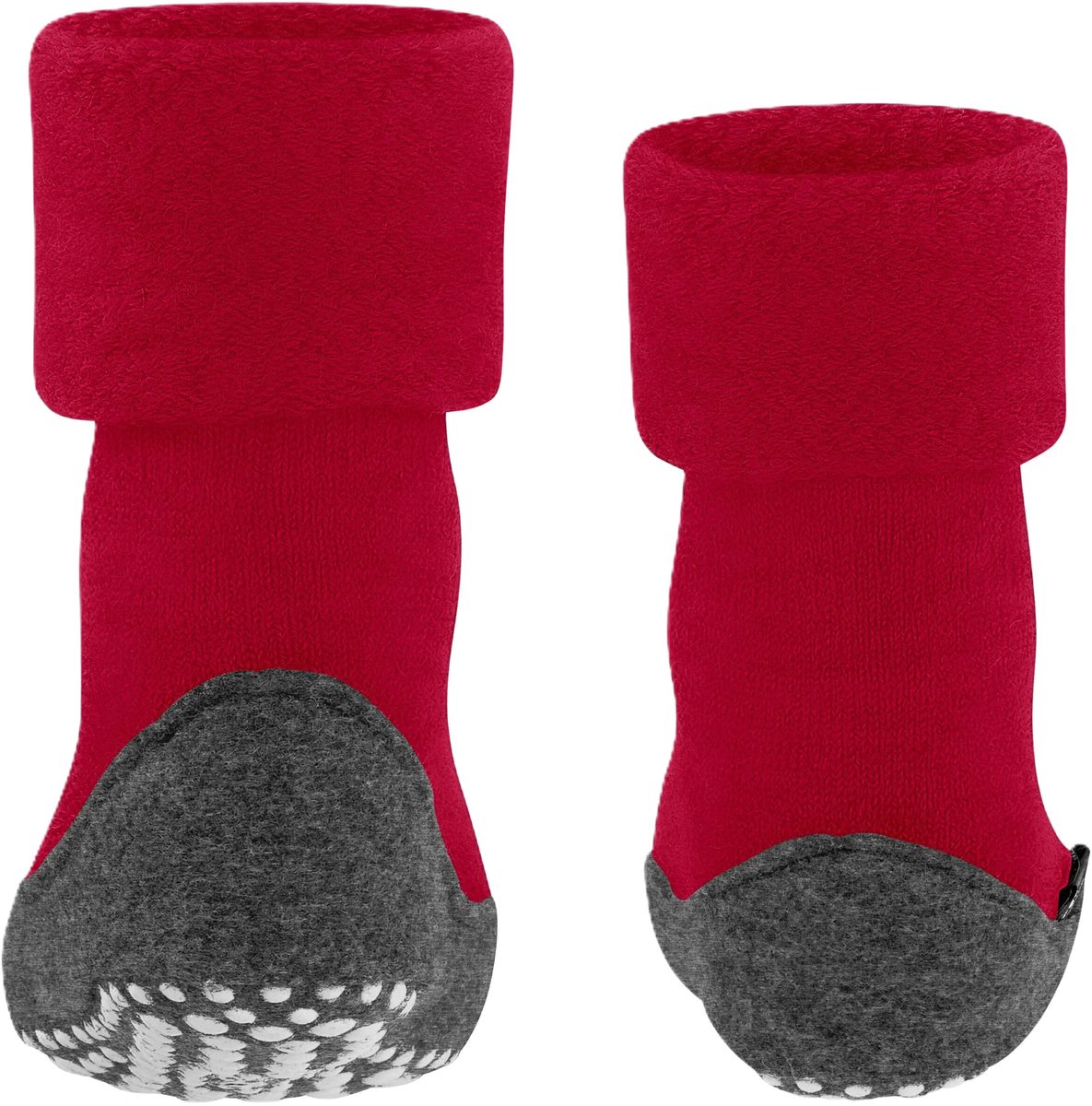 Merinowoll-Hausschuhsocken mit Anti-Rutsch-Sohle