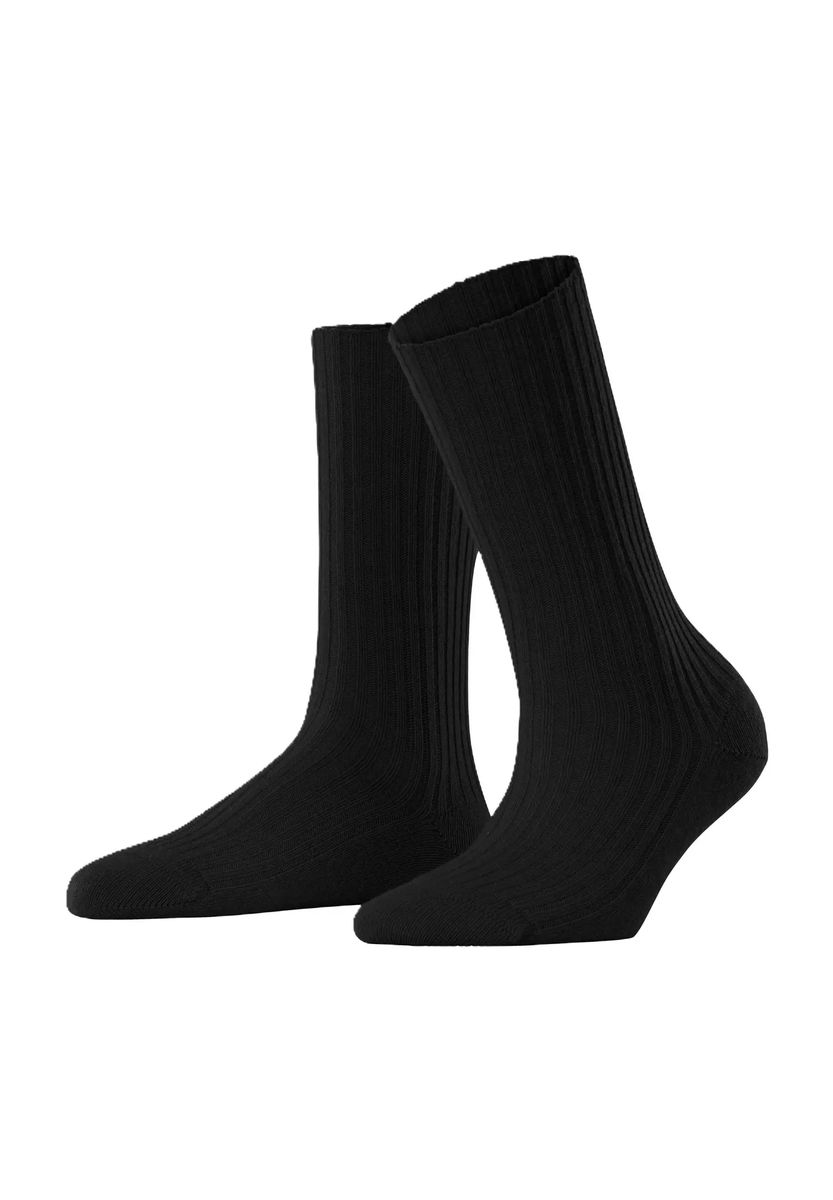 Kuschelige gerippte Woll-Bootsocken