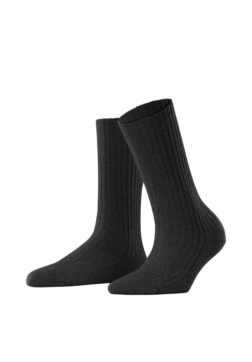 Kuschelige gerippte Woll-Bootsocken