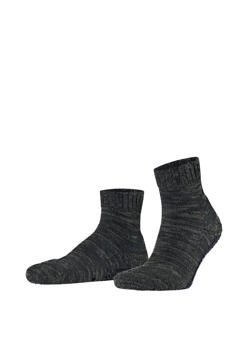 Weiche Melierte Anti-Rutsch-Kurzsocken