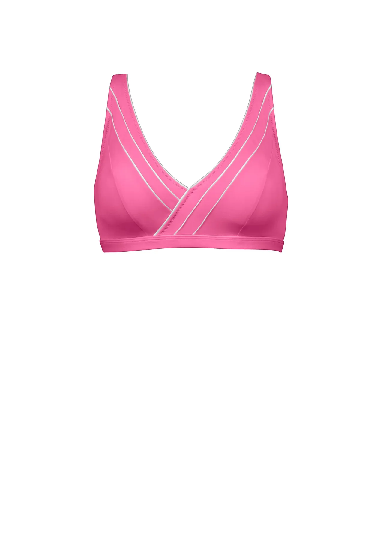 Sportives Bikini-Top in Wickeloptik