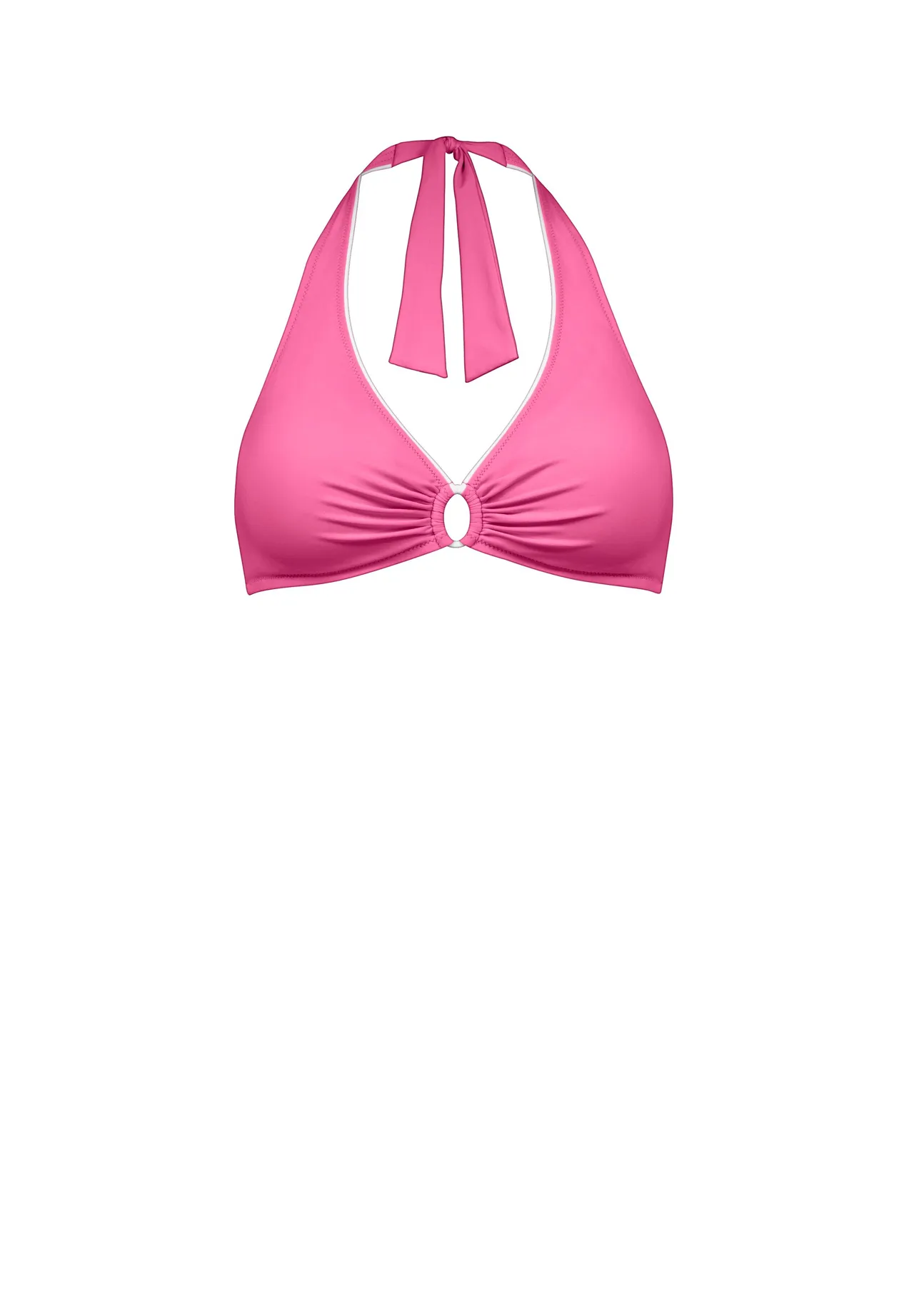 Halterneck-Bikinioberteil mit Ring-Detail
