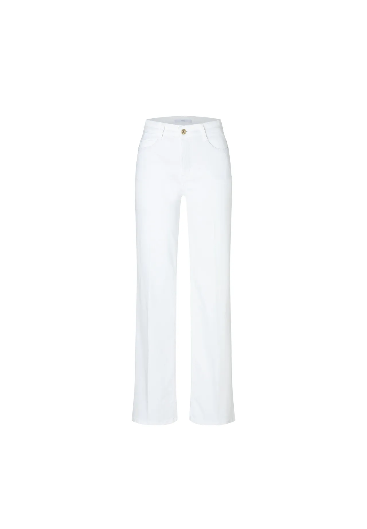 High-Waist-Jeans mit ausgestelltem Bein