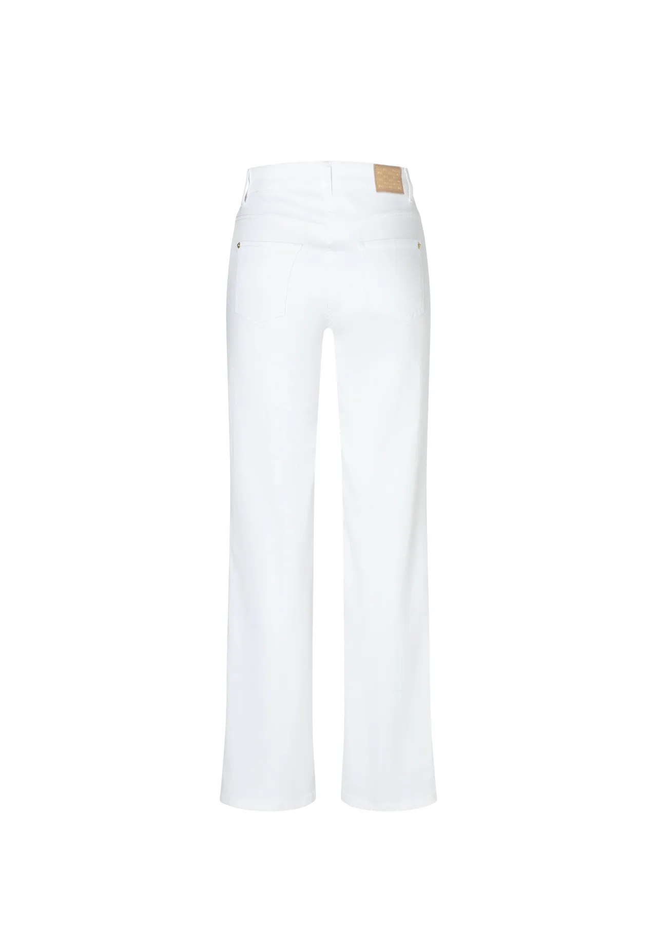 High-Waist-Jeans mit ausgestelltem Bein