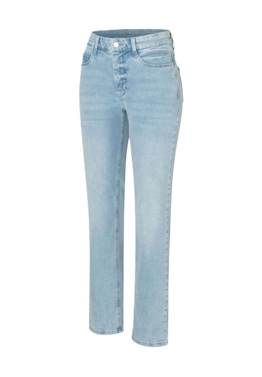 Schmal Geschnittene Gerade Stretchjeans