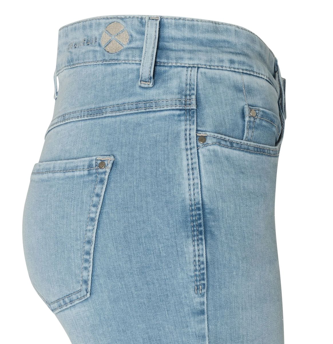Schmal Geschnittene Gerade Stretchjeans