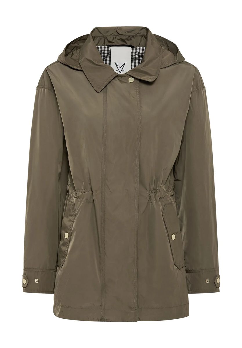 Leichter Kapuzenparka mit Kordelzug