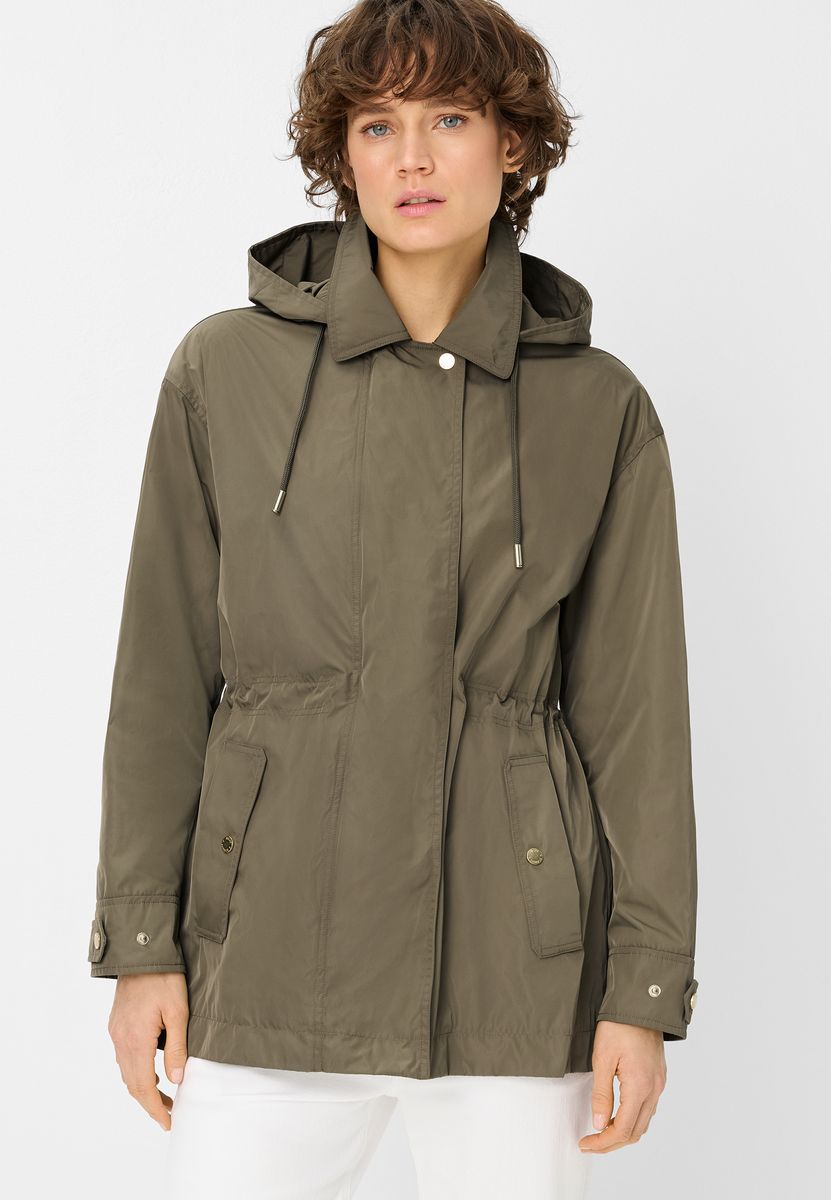 Leichter Kapuzenparka mit Kordelzug