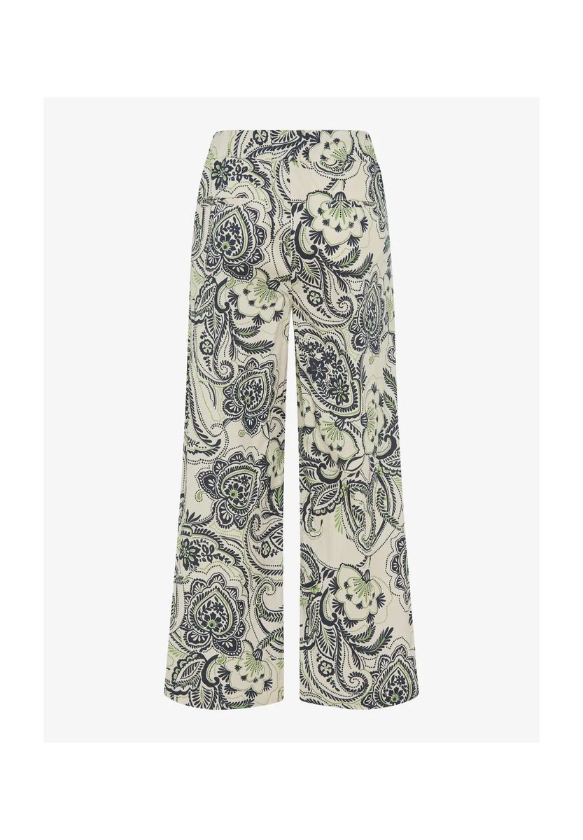 Weite Hose mit Paisley-Print