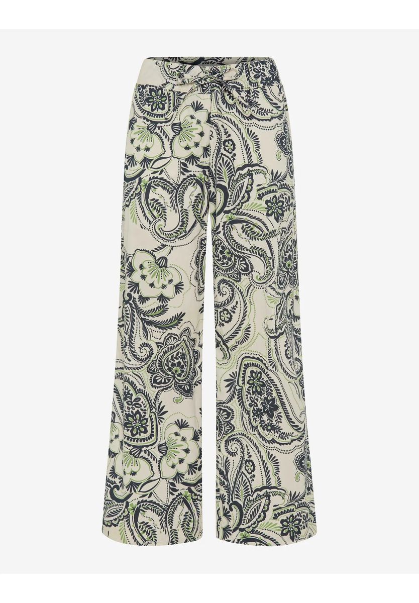 Weite Hose mit Paisley-Print