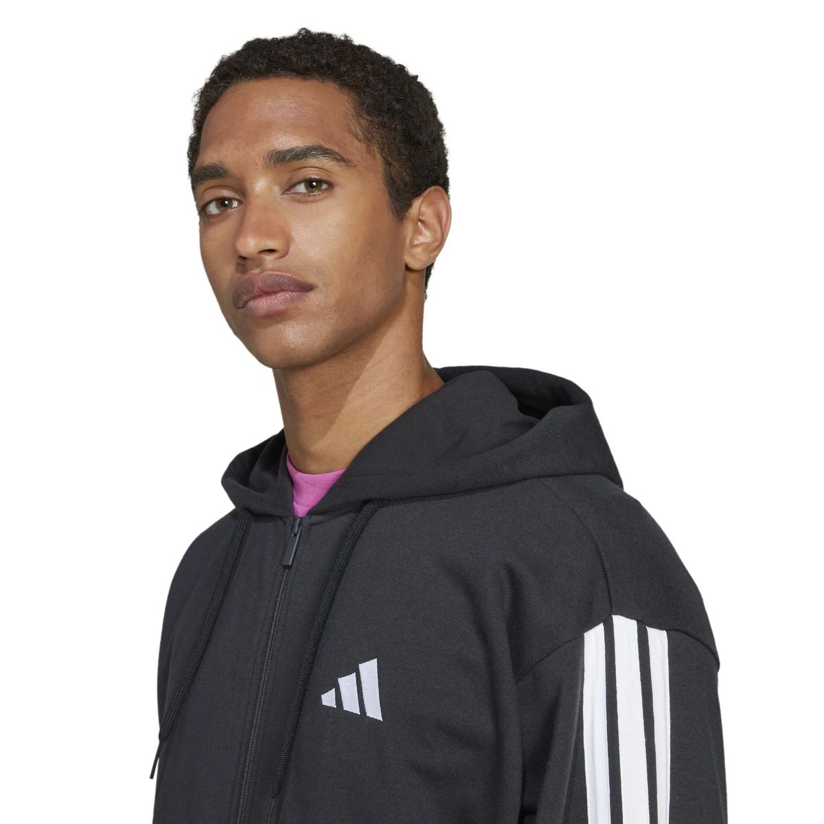 Kapuzenjacke mit ikonischen Streifen