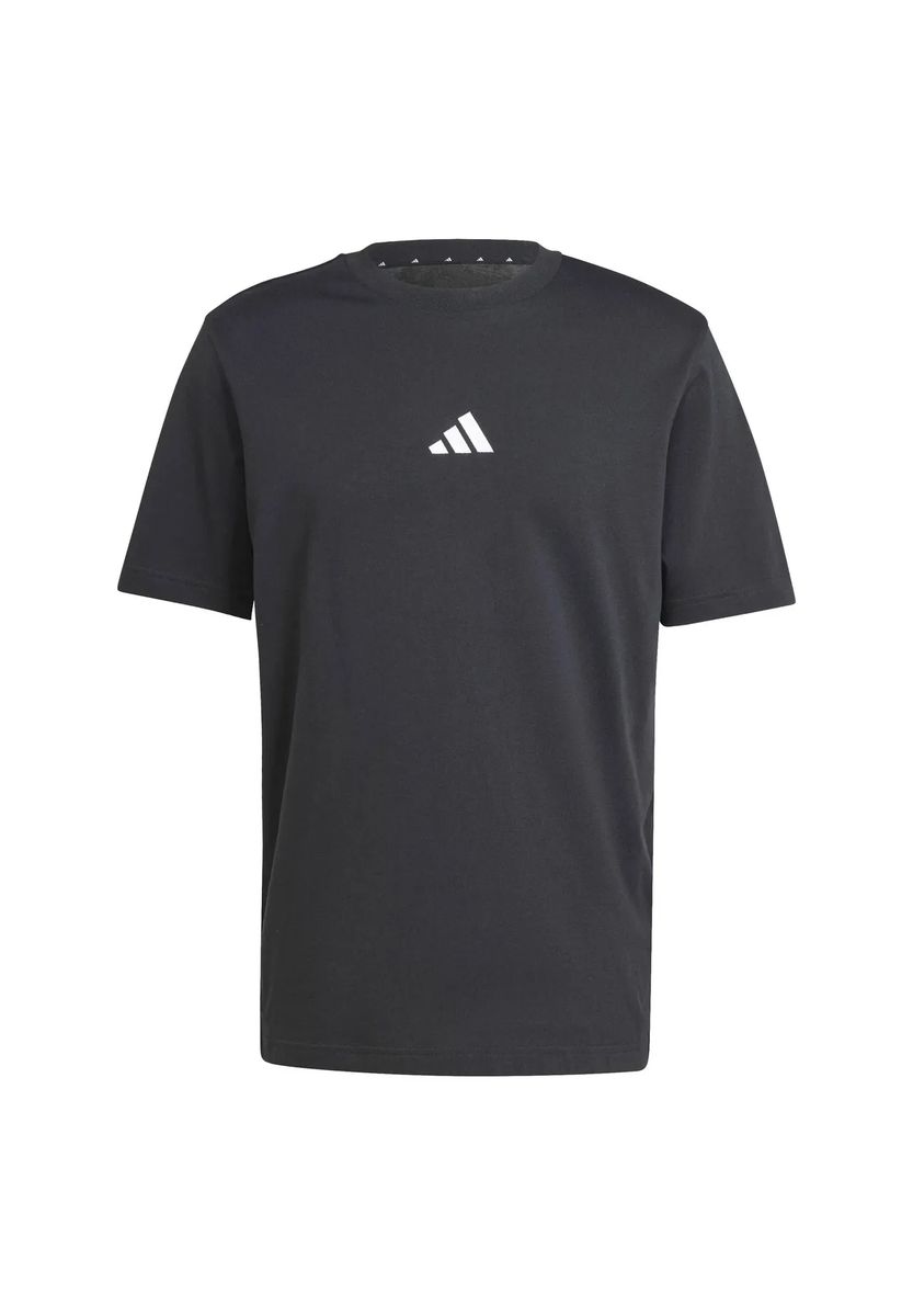 Minimalistisches Baumwoll-T-Shirt mit Logo