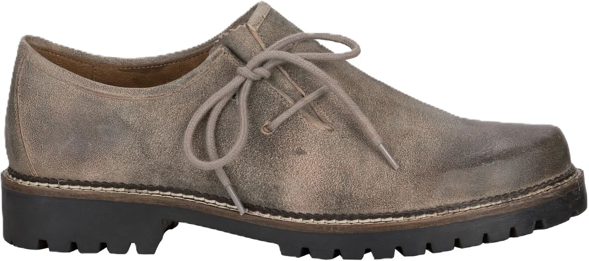 Schnürschuh aus verwaschenem Leder