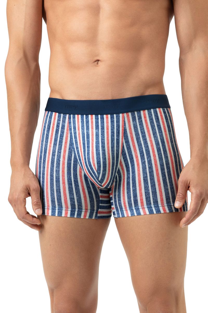 Gestreifte Trunks mit breitem Komfortbund