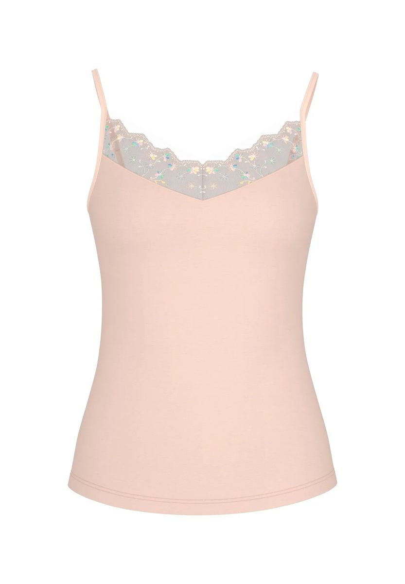 Camisole mit Spitzenstickerei