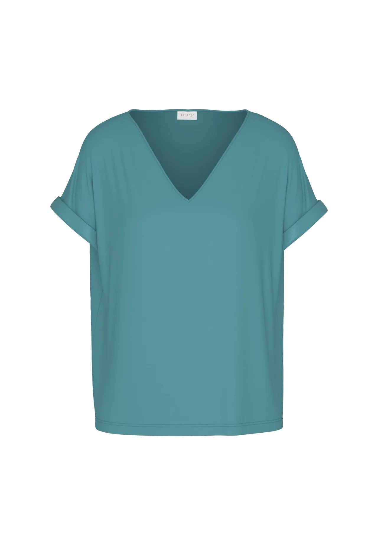 Entspanntes Lounge-Shirt mit V-Ausschnitt