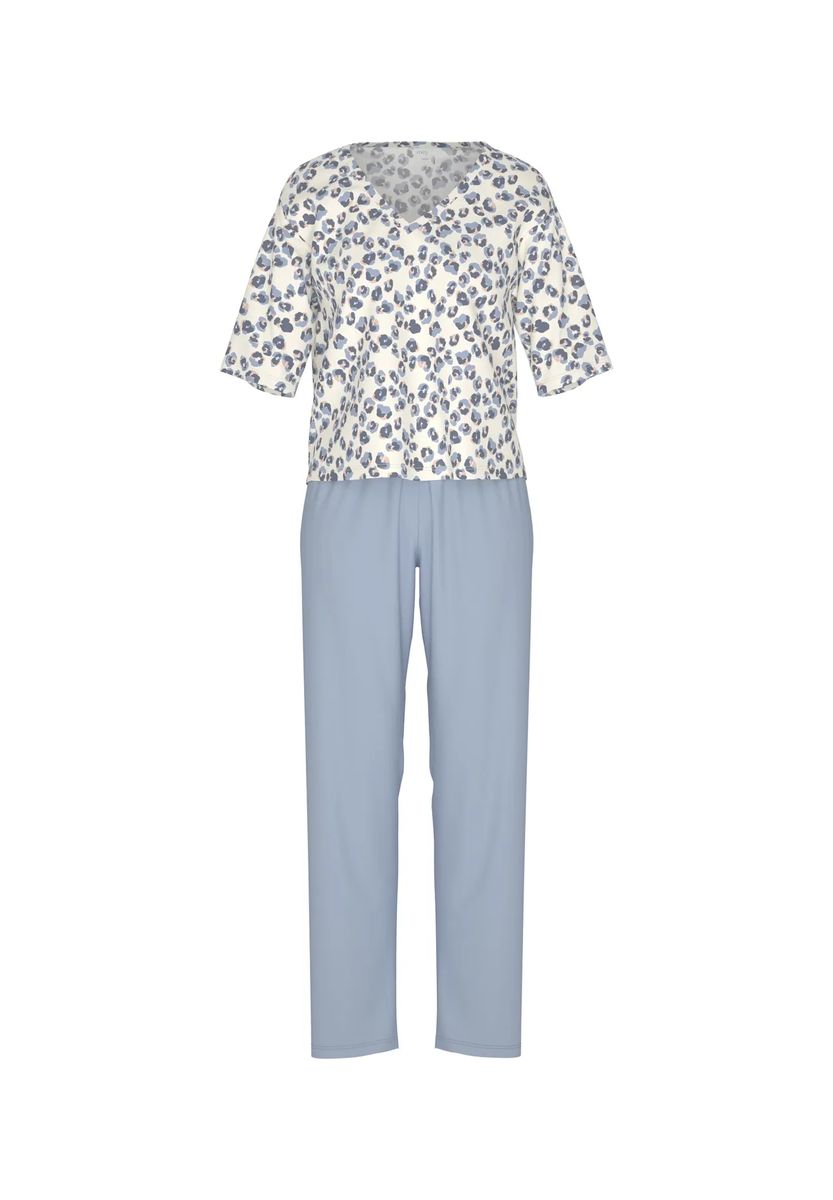 Schlafanzug mit Wild-Violet-Print